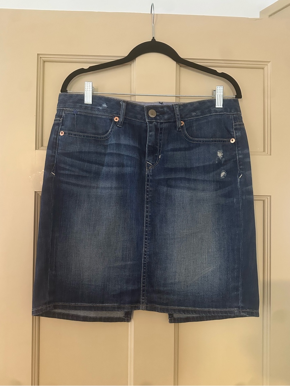 Dark Navy Gap Denim Skirt